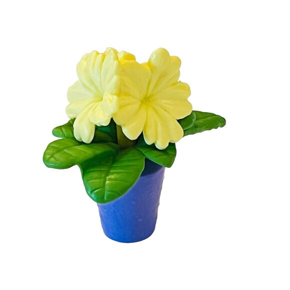 American Girl Garden FLOWERS Yellow Pansy Flower Plant Doll Table Accessory - Picture 8 of 9